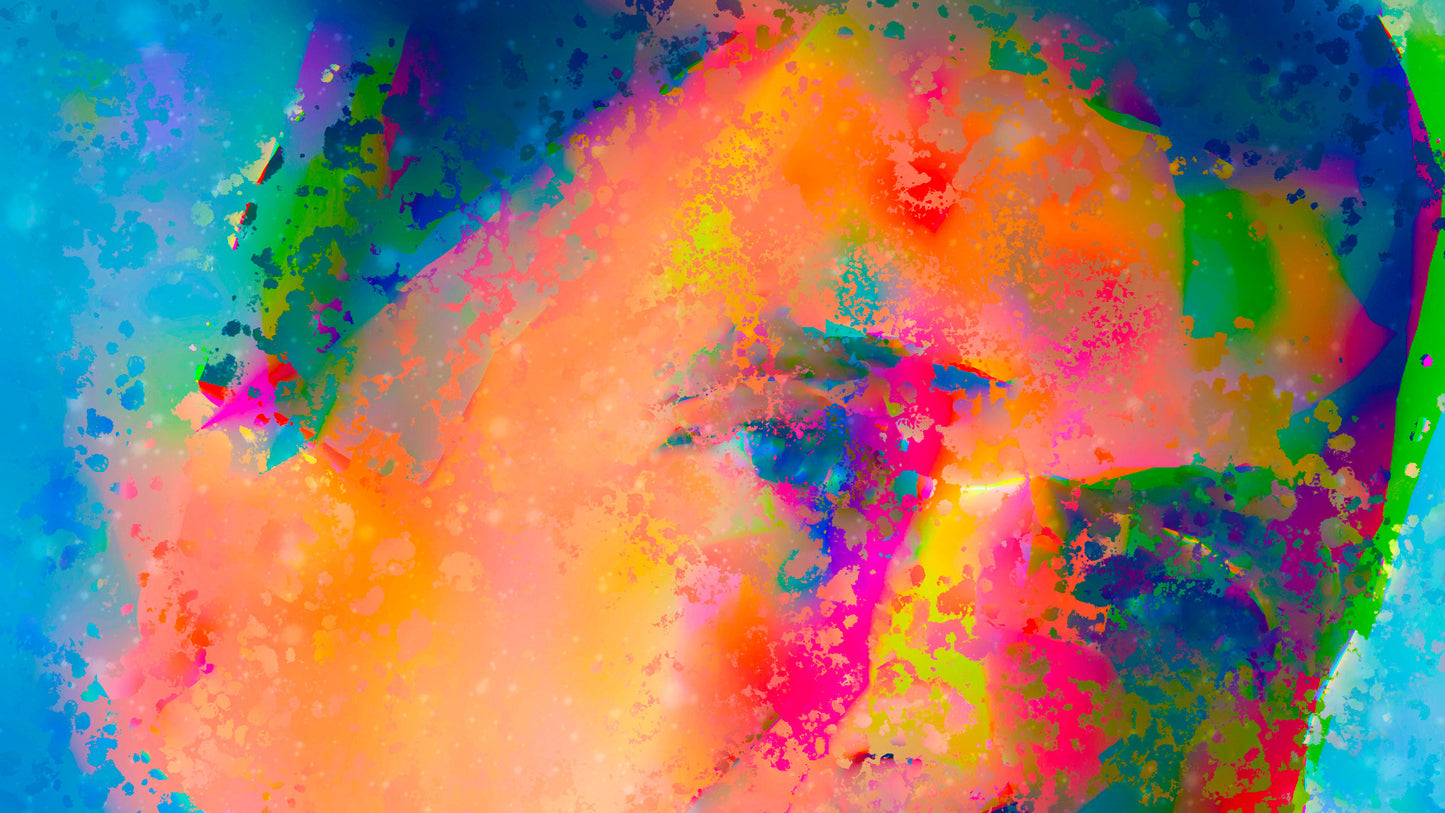 Therapy art print detail 'Appreciate' (digital painting, Tim Cumming)