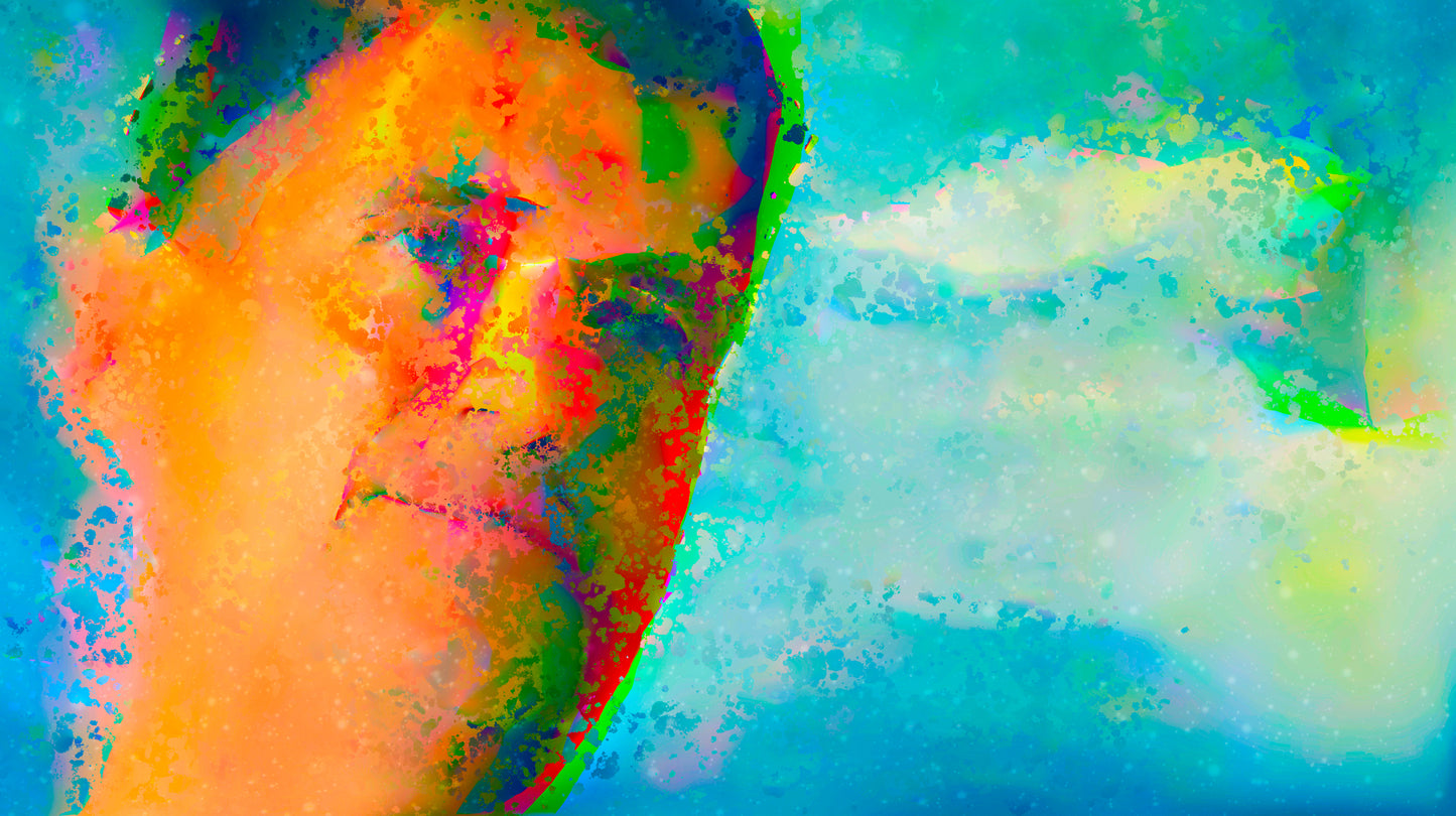 Therapy art print 'Appreciate' (digital painting, Tim Cumming)