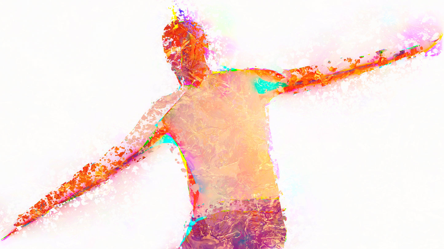 Therapy art print 'Balance' (digital painting, Tim Cumming)