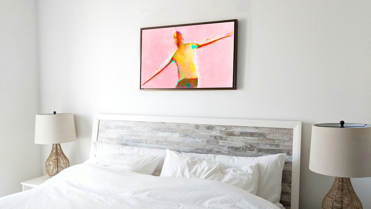 Therapy art print detail 'Balancing' (digital painting, Tim Cumming)