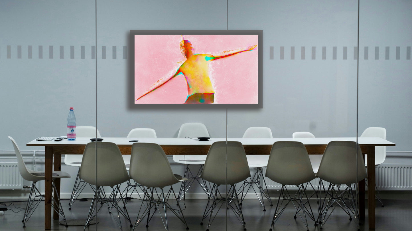 Therapy art print 'Balancing' (digital painting, Tim Cumming)