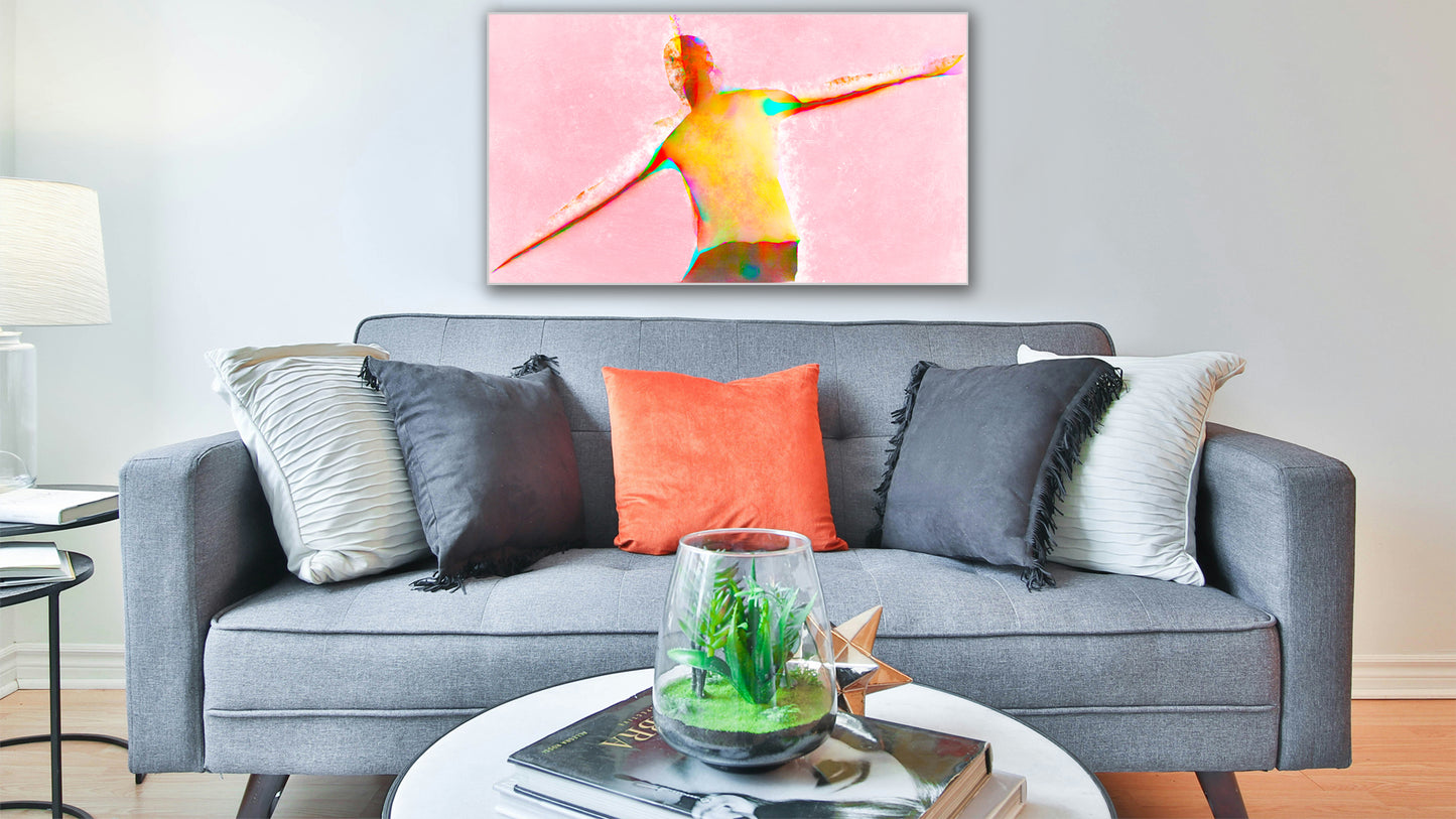 Therapy art print 'Balancing' (digital painting, Tim Cumming)