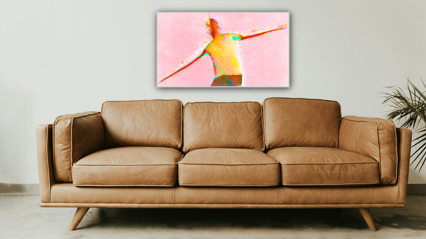 Therapy art print 'Balancing' (digital painting, Tim Cumming)