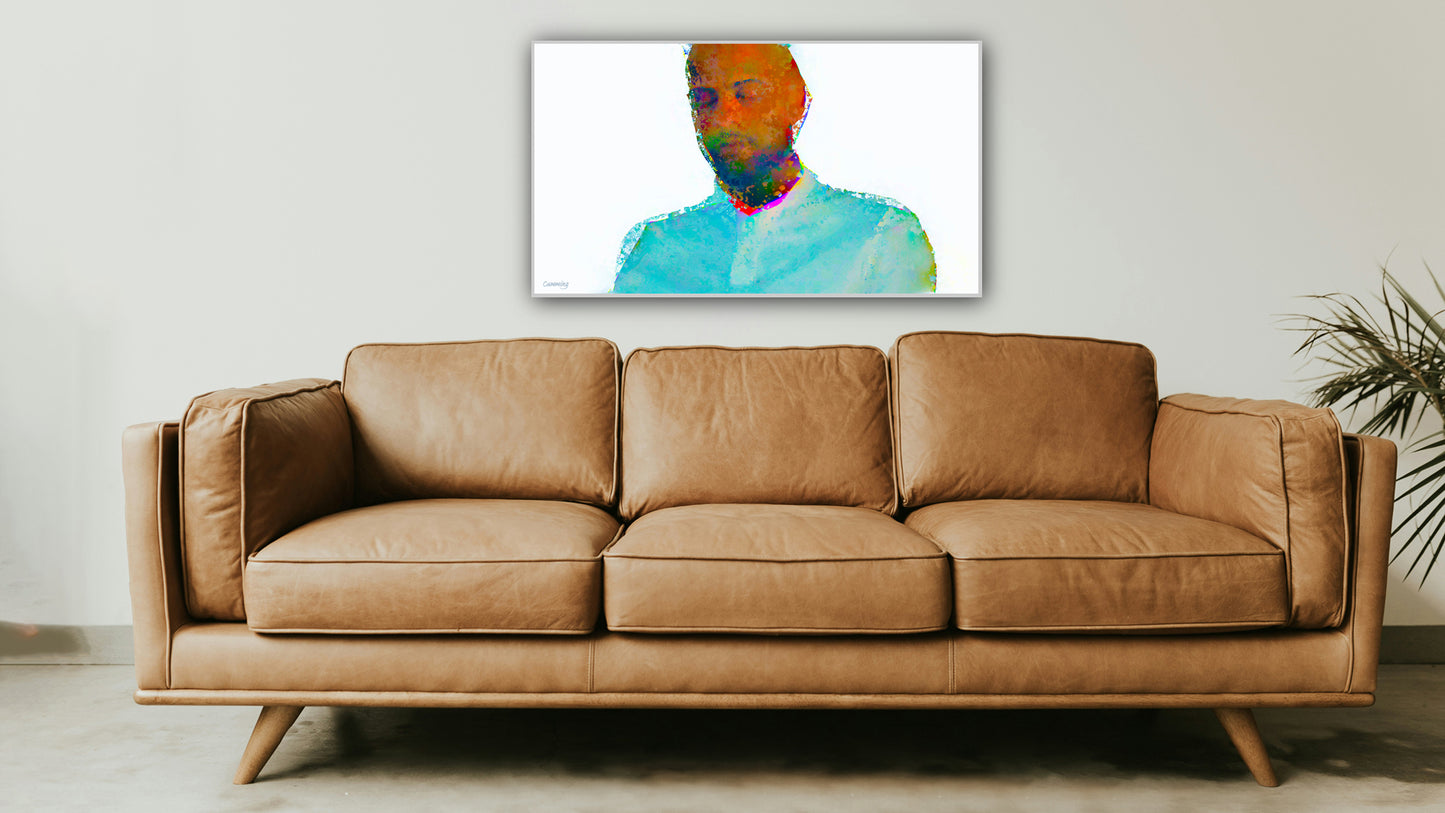 Therapy art print detail 'Compose' (digital painting, Tim Cumming)