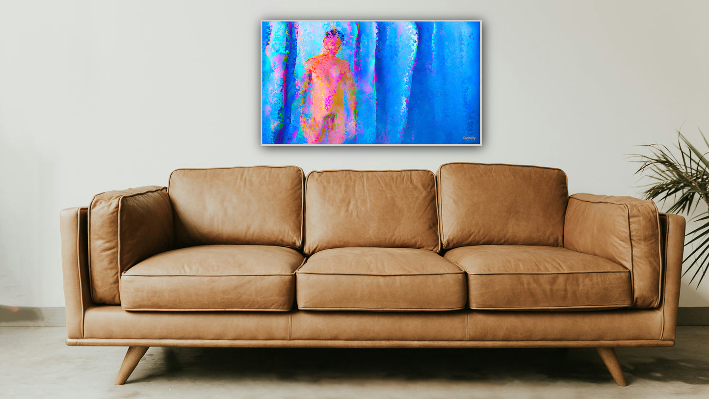 Therapy art print detail 'Consider' (digital painting, Tim Cumming)