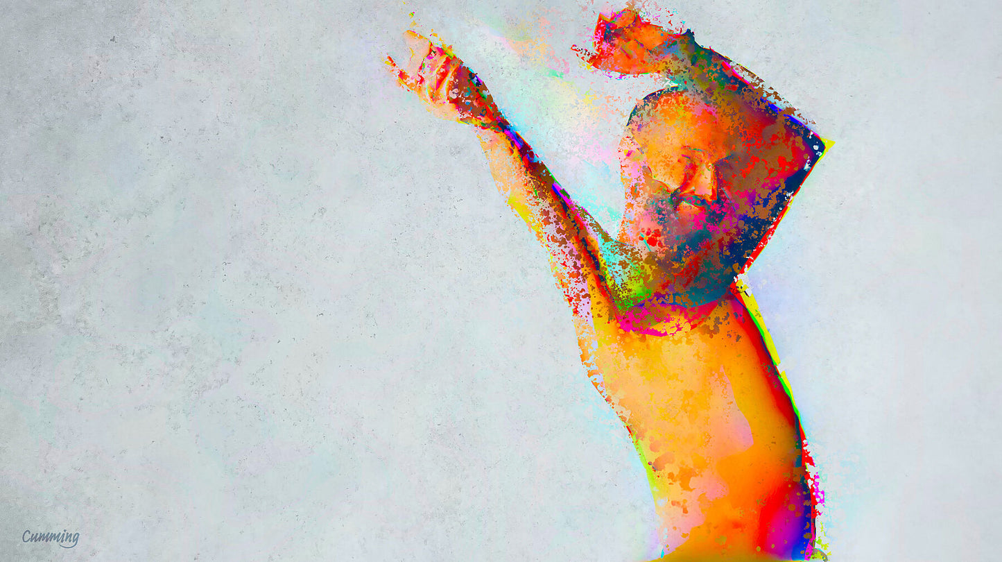 Therapy art print 'Dance' (digital painting, Tim Cumming)