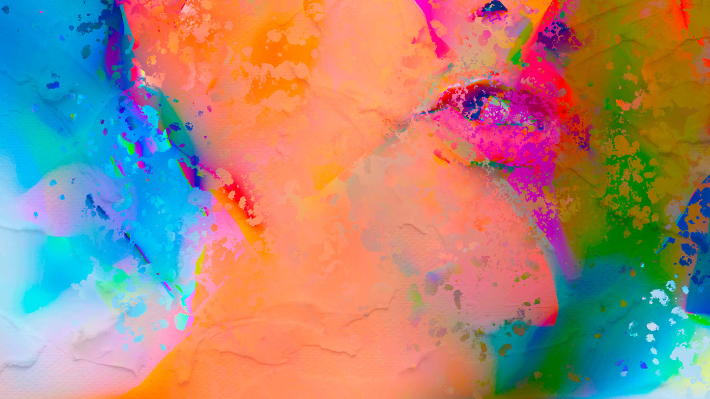 Therapy art print detail 'Dissent' (digital painting, Tim Cumming)