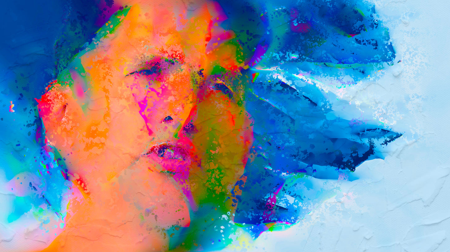 Therapy art print 'Dissent' (digital painting, Tim Cumming)
