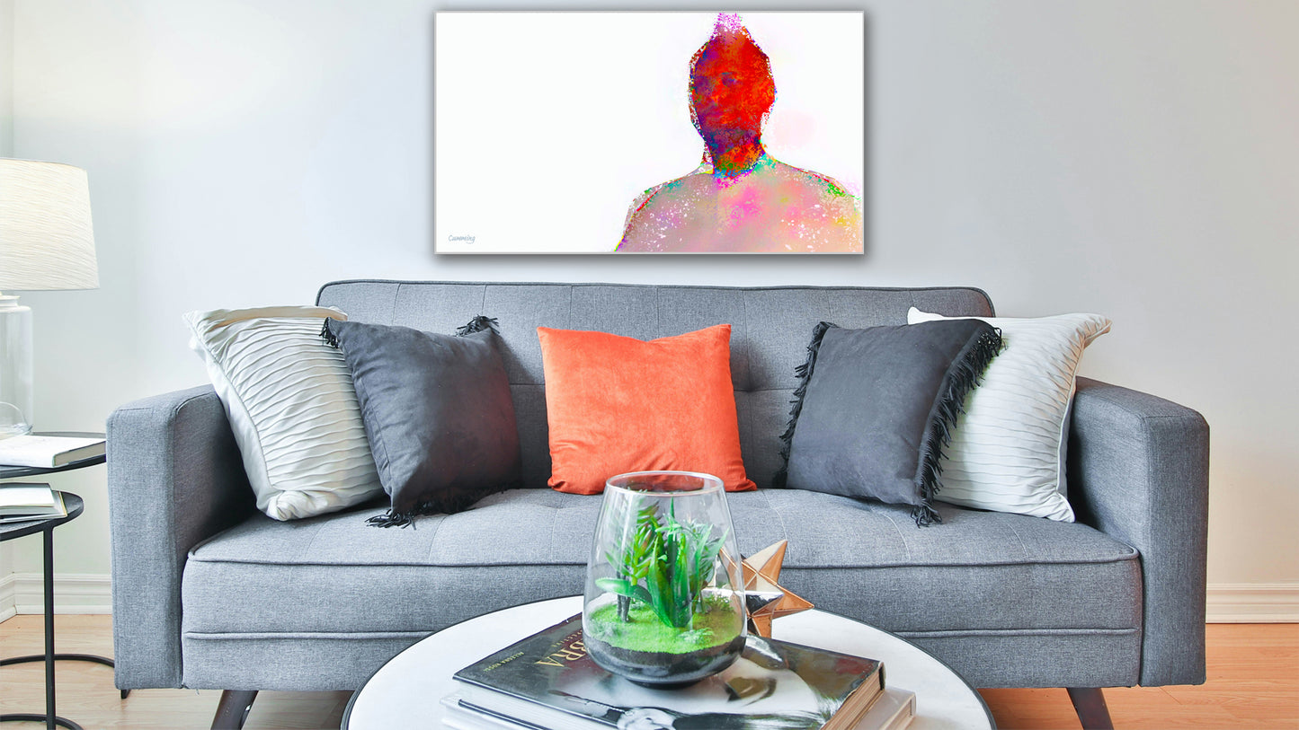 Therapy art print detail 'Endear' (digital painting, Tim Cumming)