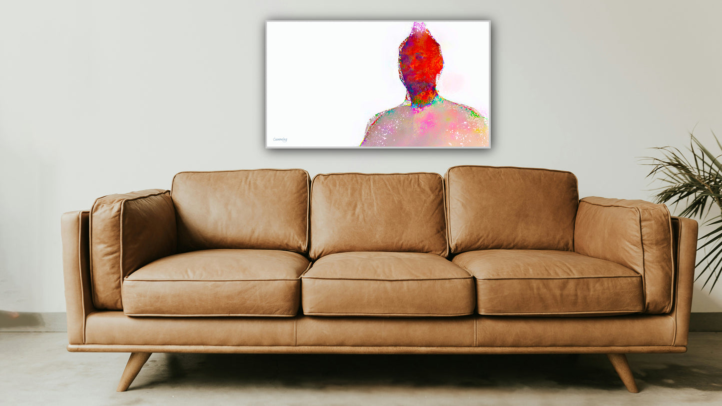 Therapy art print detail 'Endear' (digital painting, Tim Cumming)