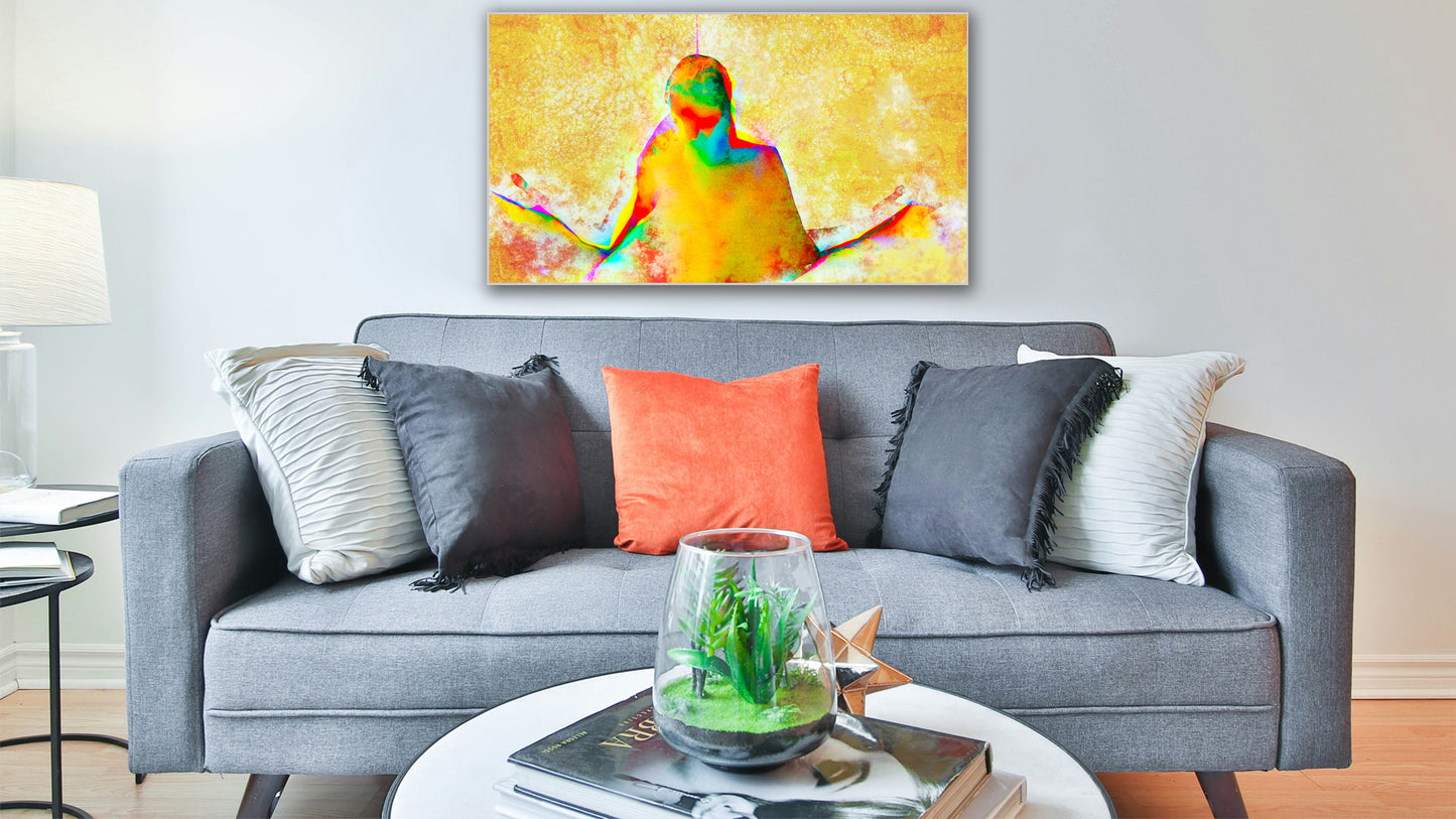 Therapy art print detail 'Energy of Above' (digital painting, Tim Cumming)