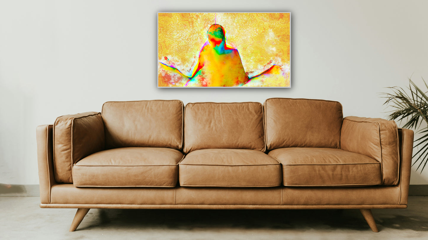 Therapy art print detail 'Energy of Above' (digital painting, Tim Cumming)