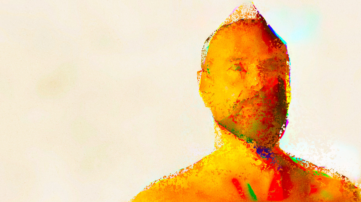 Therapy art print 'Fear' (digital painting, Tim Cumming)