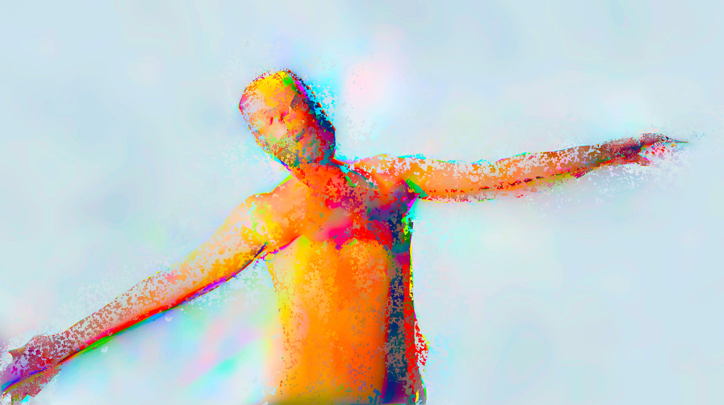 Therapy art print 'Fly' (digital painting, Tim Cumming)