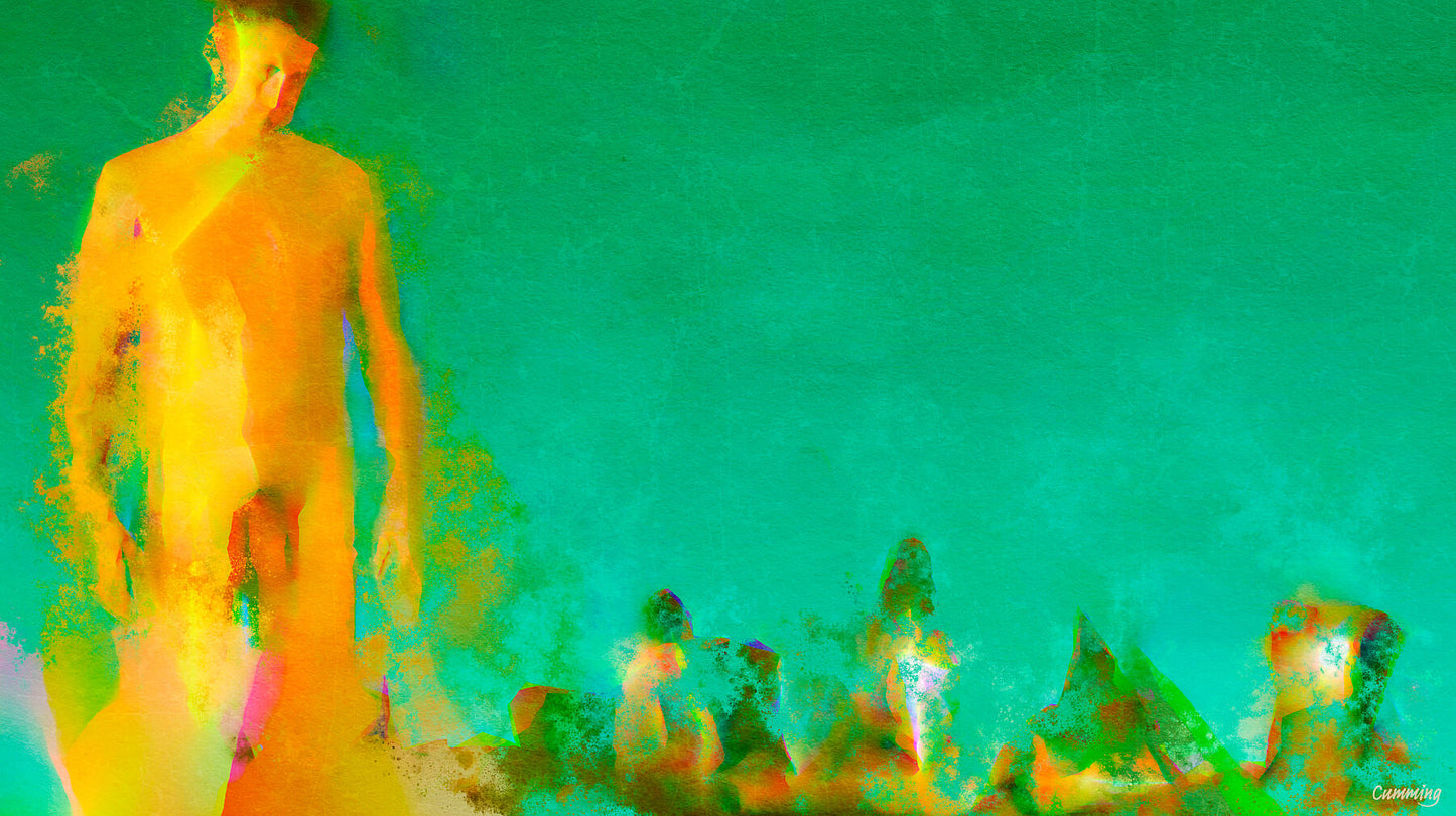 Therapy art print 'Growing' (digital painting, Tim Cumming)
