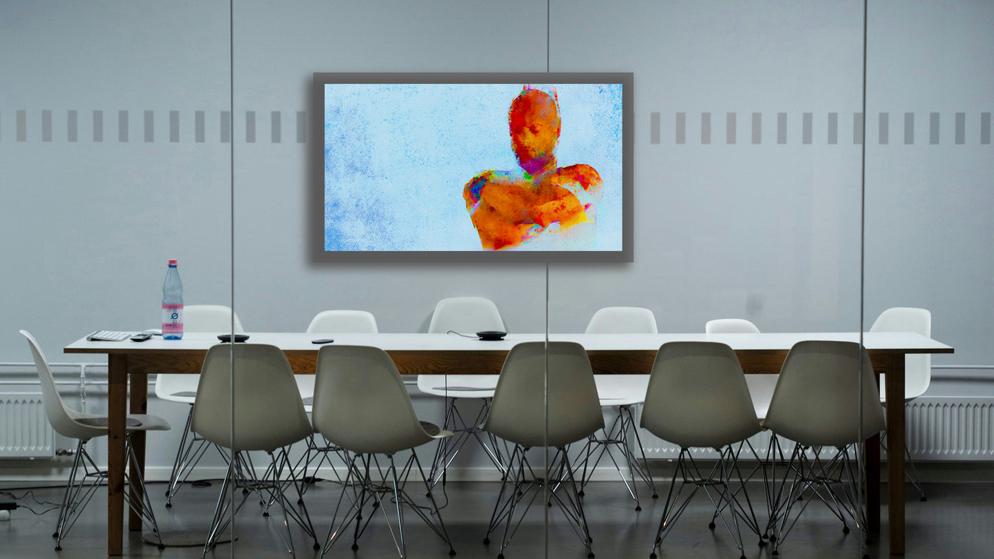Therapy art print 'Holding' (digital painting, Tim Cumming)