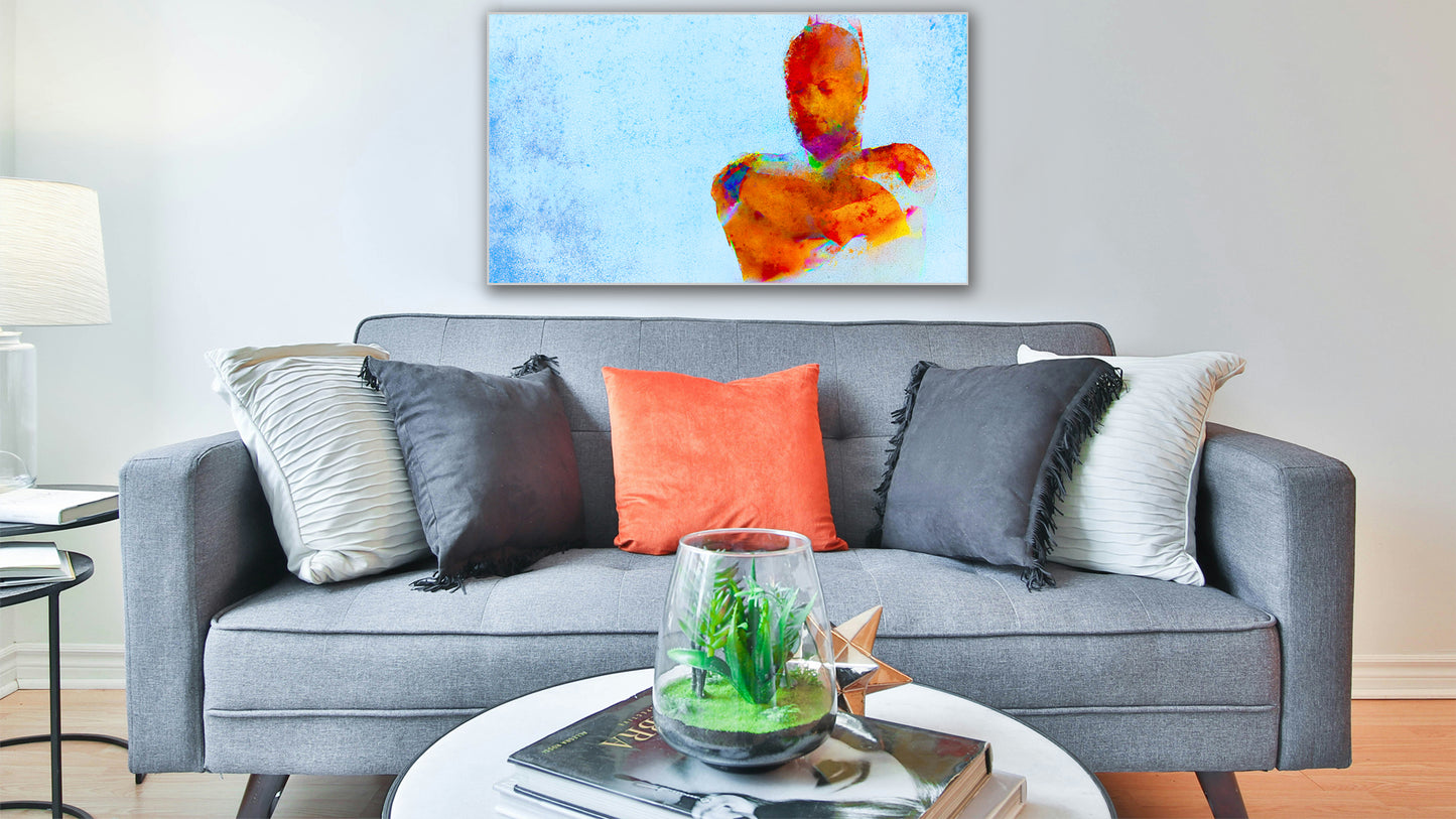 Therapy art print 'Holding' (digital painting, Tim Cumming)
