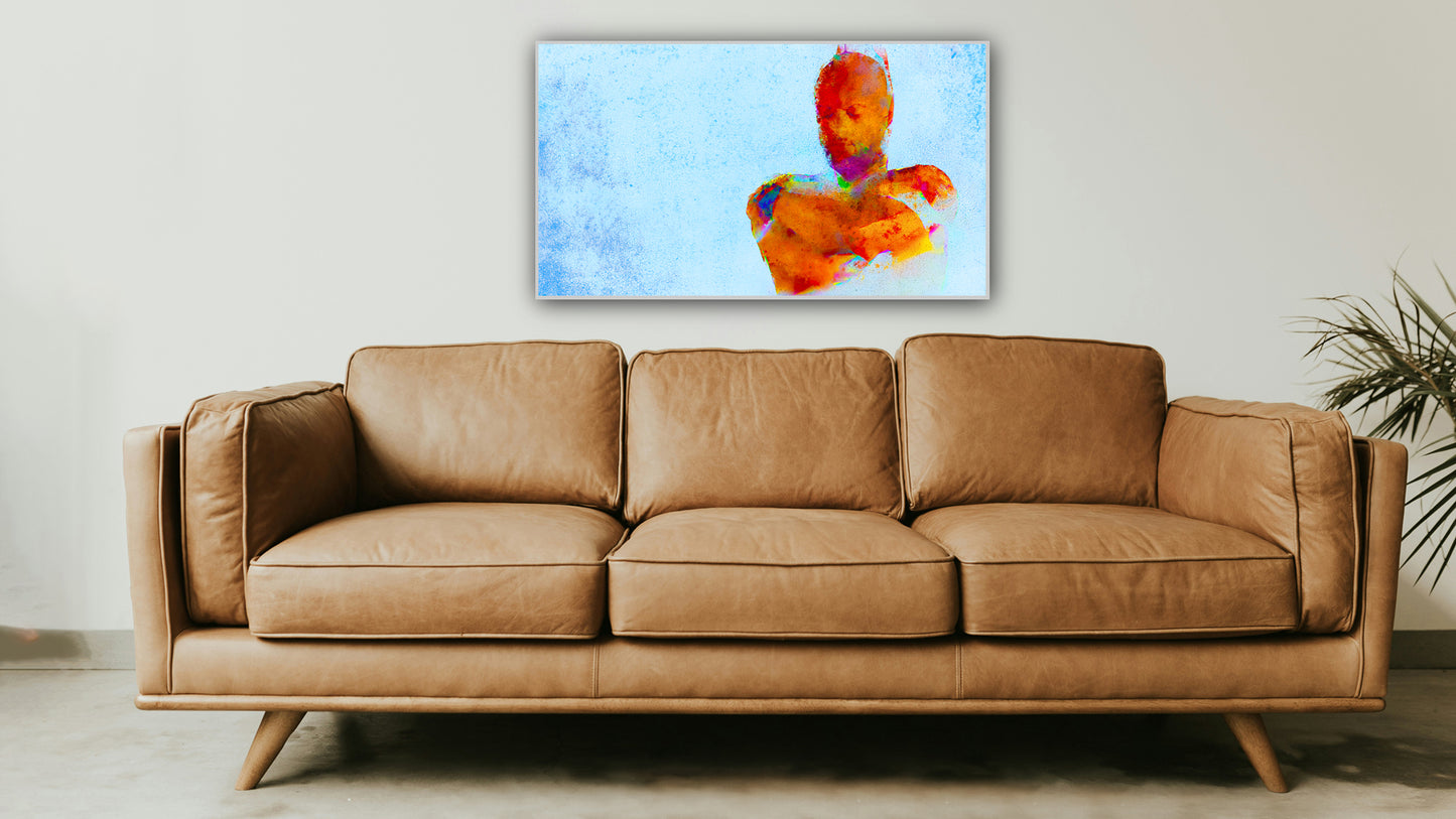 Therapy art print 'Holding' (digital painting, Tim Cumming)