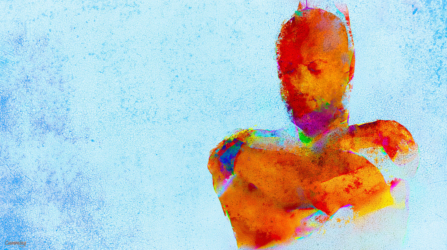 Therapy art print 'Holding' (digital painting, Tim Cumming)