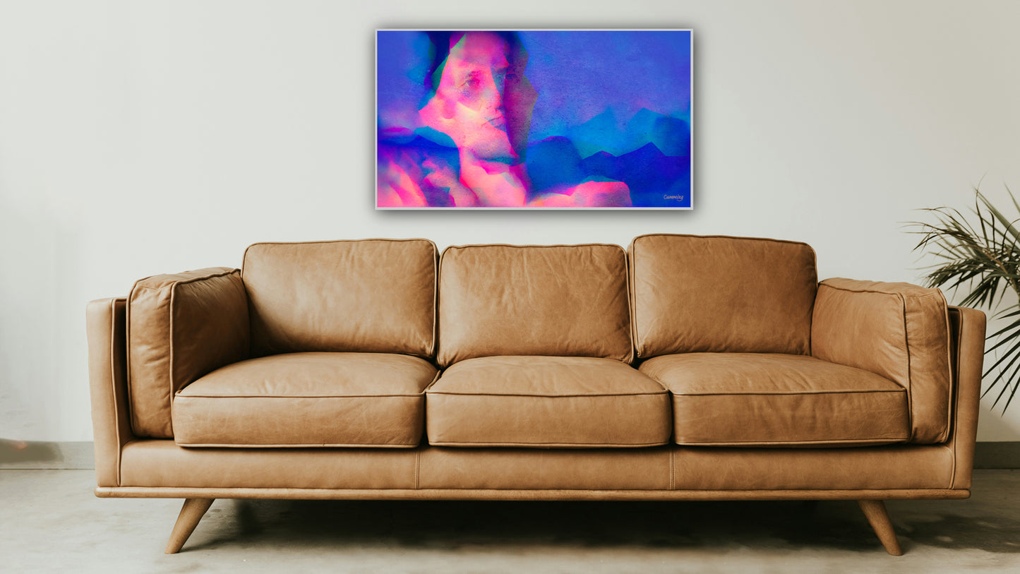 Therapy art print detail 'Judge' (digital painting, Tim Cumming)