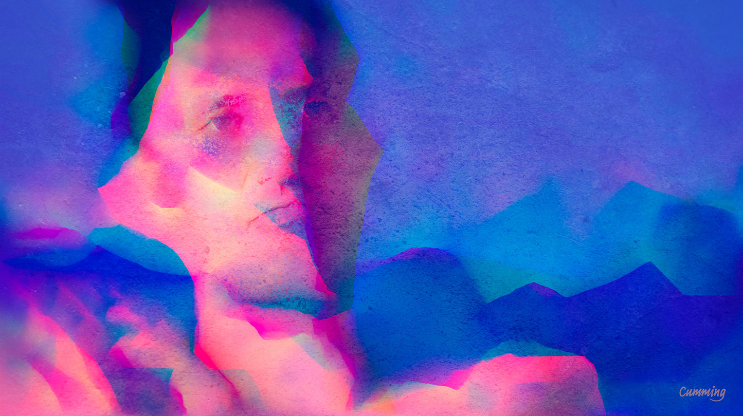 Therapy art print 'Judge' (digital painting, Tim Cumming)