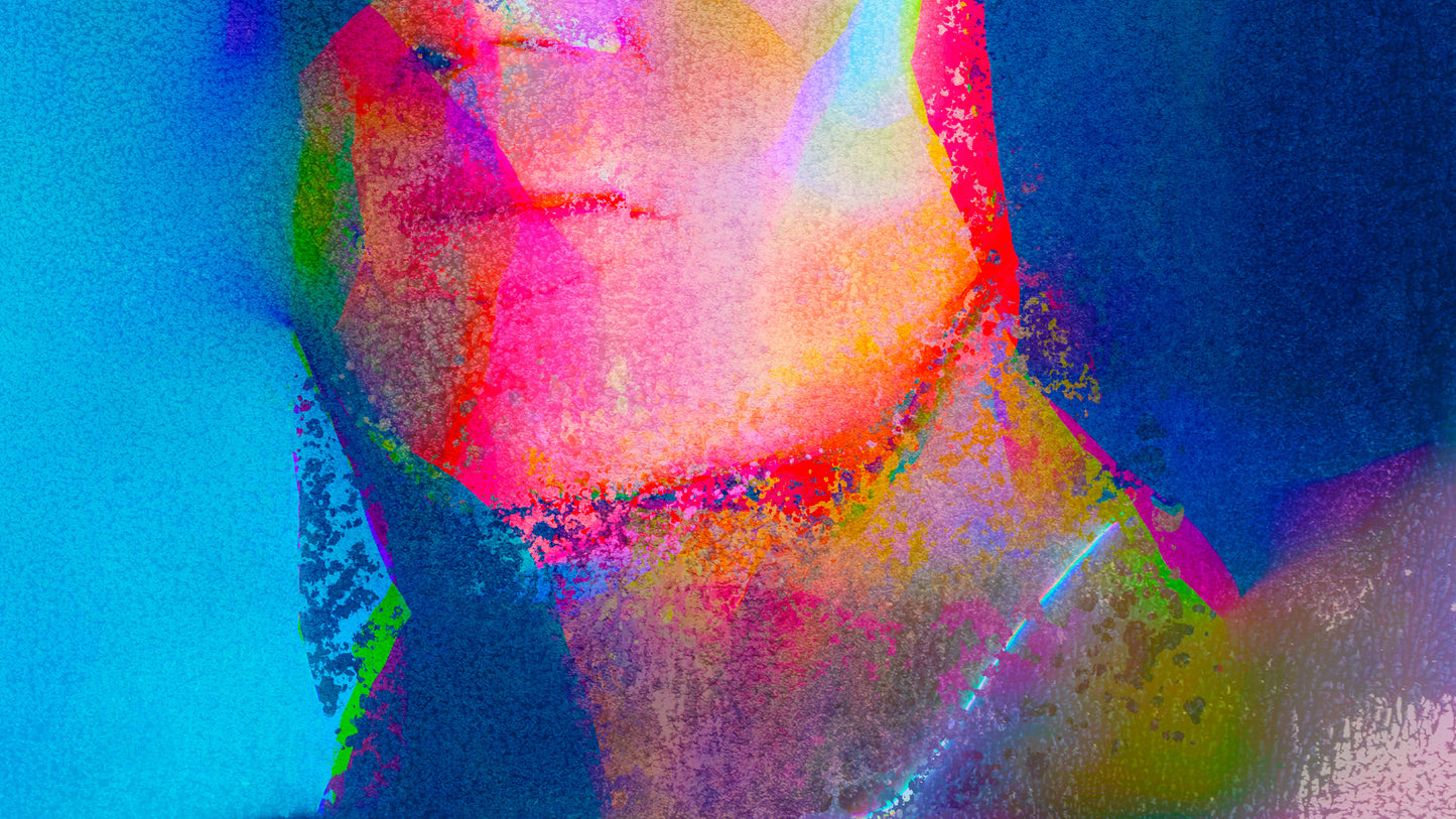 Therapy art print detail 'Pity' (digital painting, Tim Cumming)