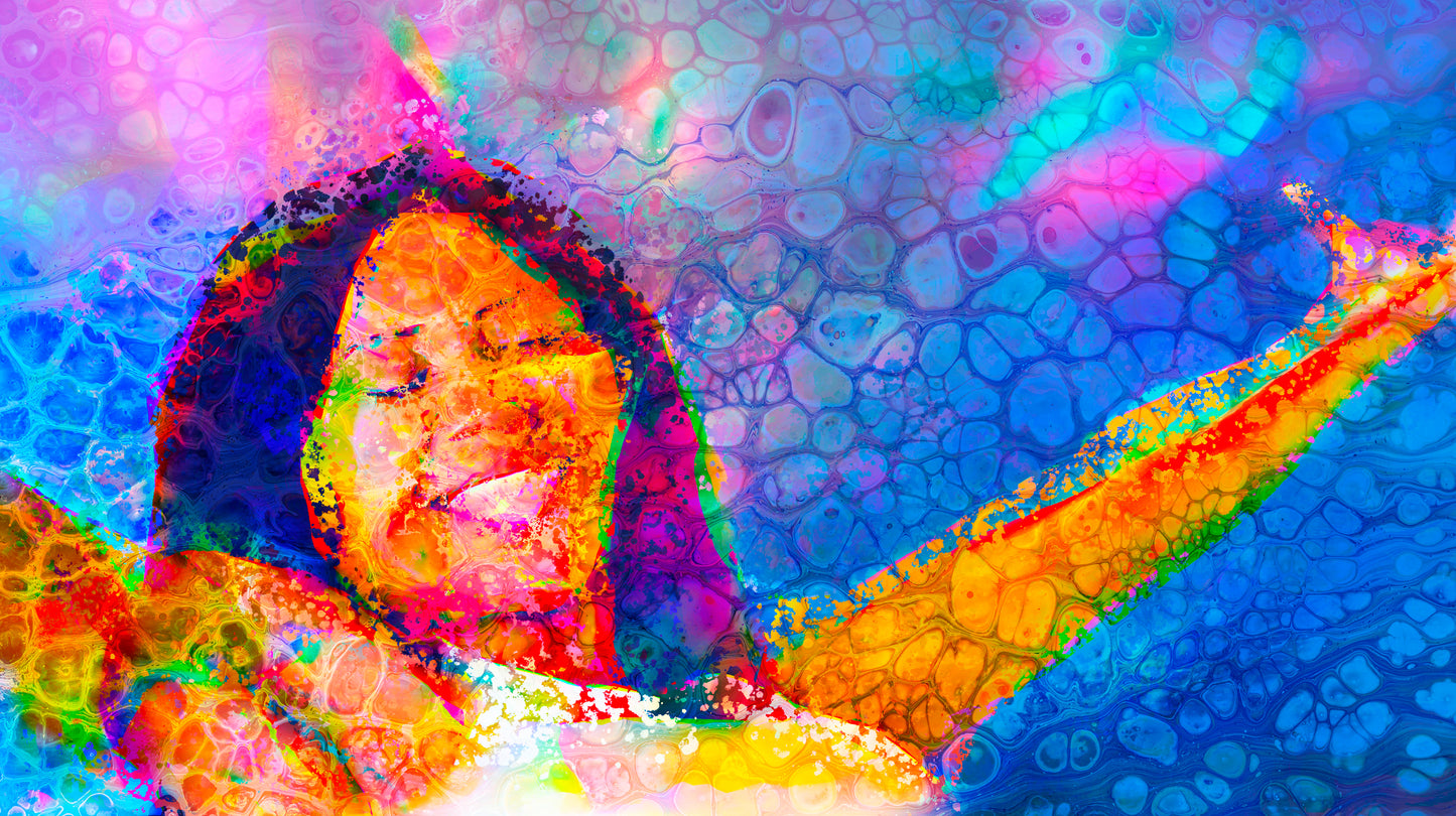 Therapy art print 'Proclaim' (digital painting, Tim Cumming)
