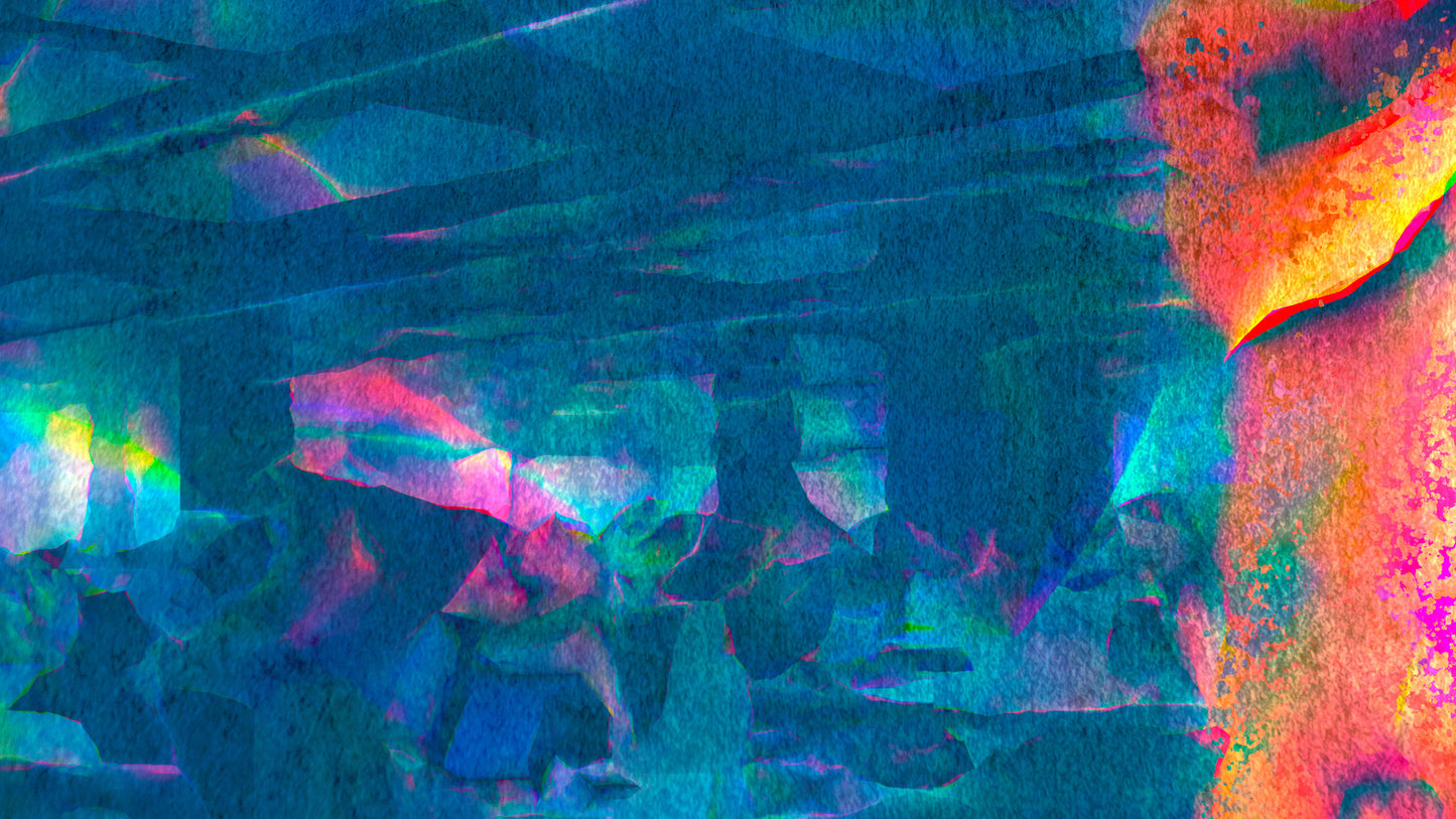 Therapy art print detail 'Protect' (digital painting, Tim Cumming)