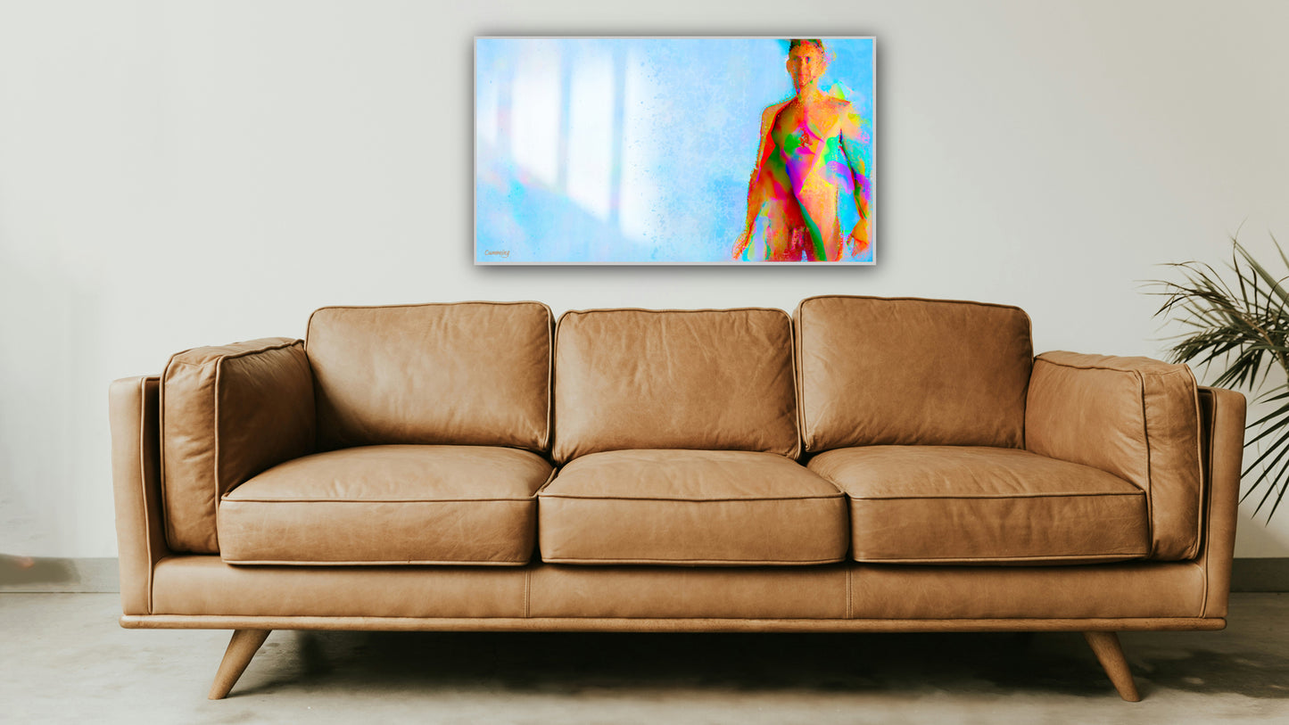 Therapy art print detail 'Ready' (digital painting, Tim Cumming)