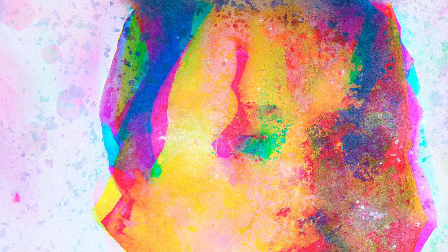 Therapy art print detail 'Realise' (digital painting, Tim Cumming)