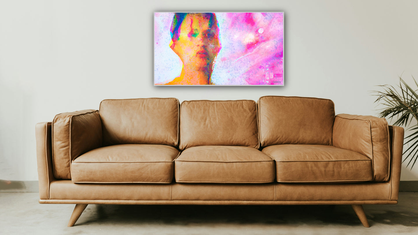 Therapy art print detail 'Realise' (digital painting, Tim Cumming)