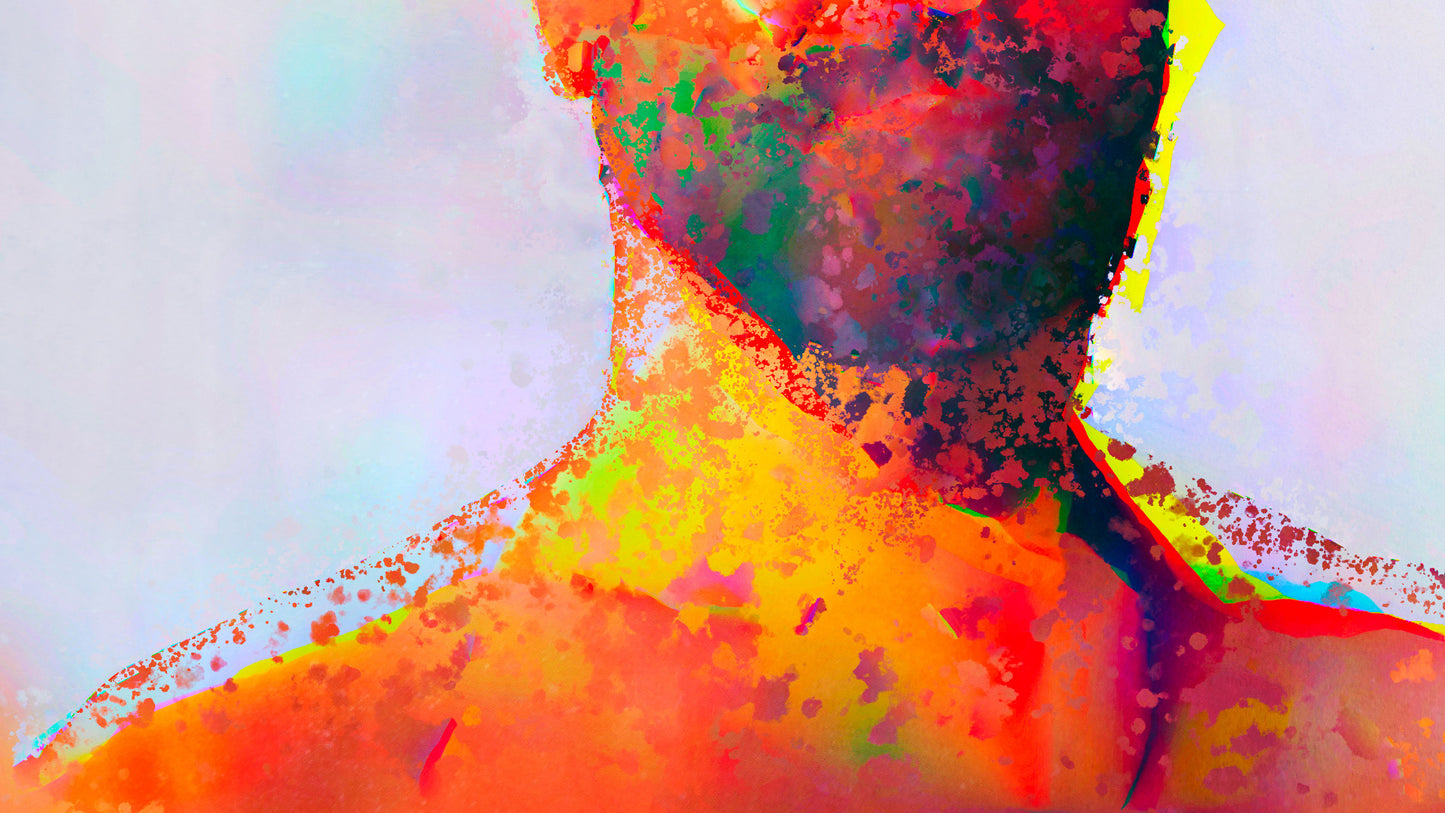 Therapy art print detail 'Rejoin' (digital painting, Tim Cumming)