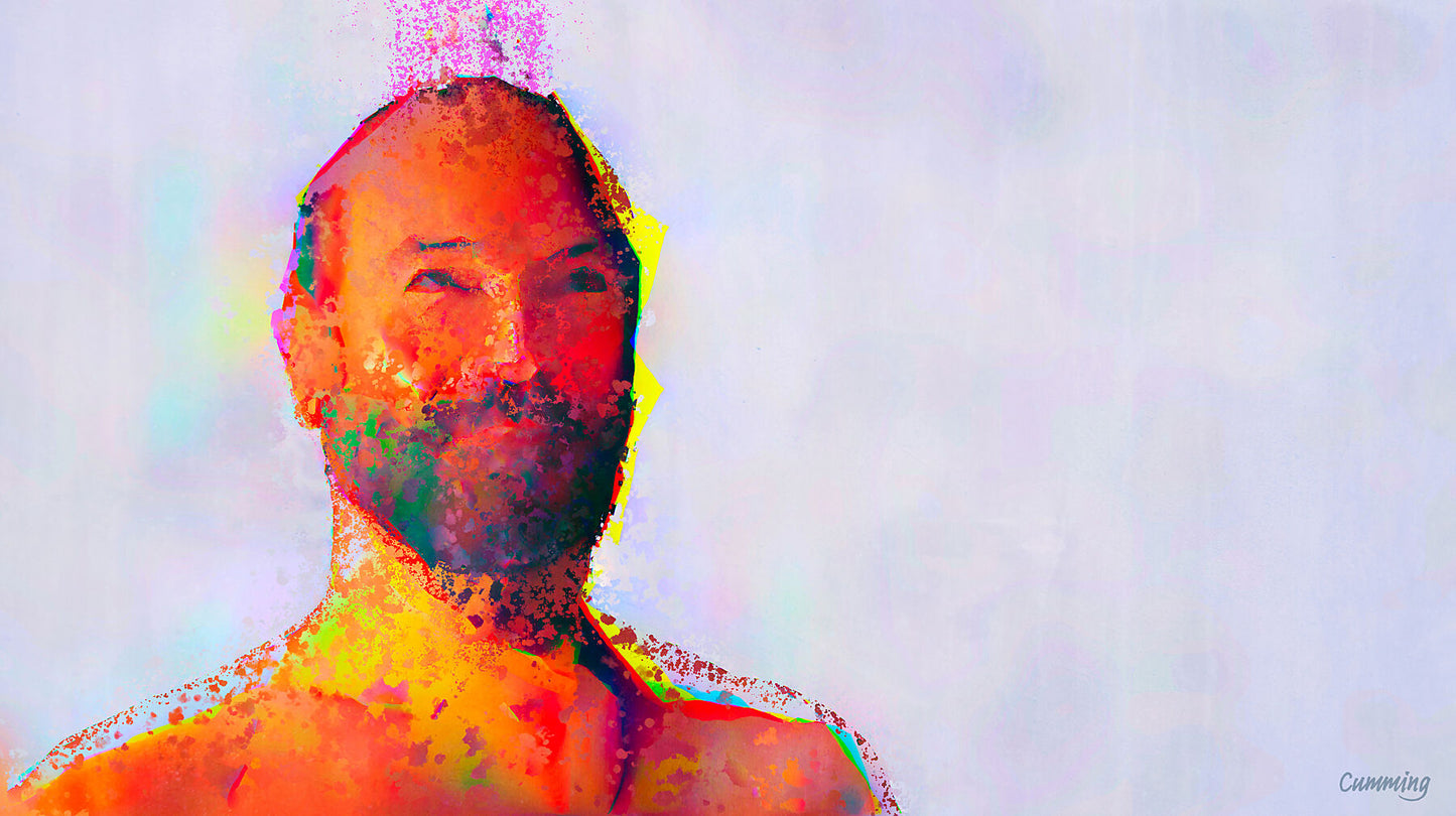 Therapy art print 'Rejoin' (digital painting, Tim Cumming)