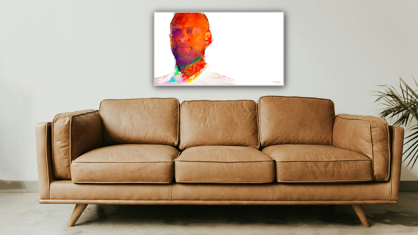 Therapy art print detail 'Resent' (digital painting, Tim Cumming)