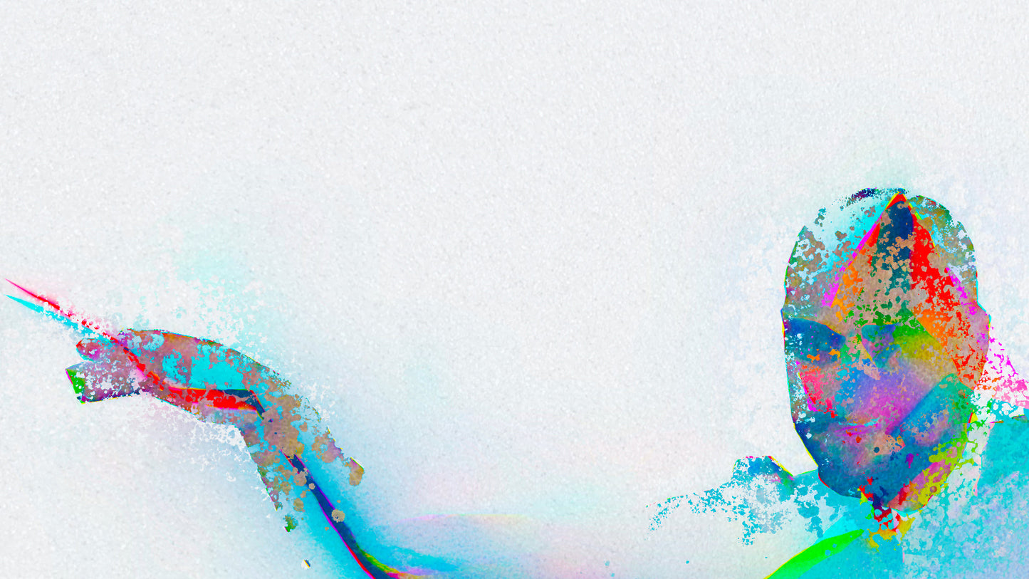 Therapy art print detail 'Ridicule' (digital painting, Tim Cumming)