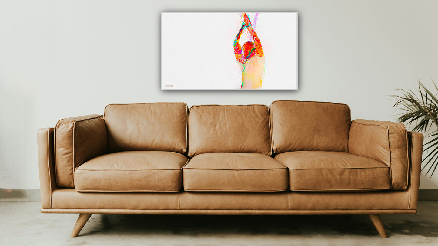 Therapy art print detail 'Send' (digital painting, Tim Cumming)