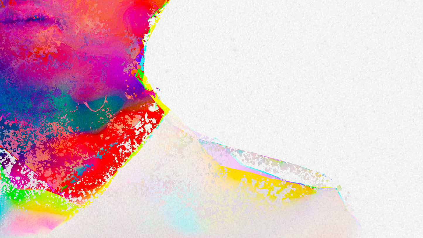 Therapy art print detail 'Surprise' (digital painting, Tim Cumming)